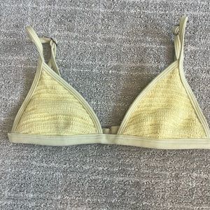 Yellow bikini top
